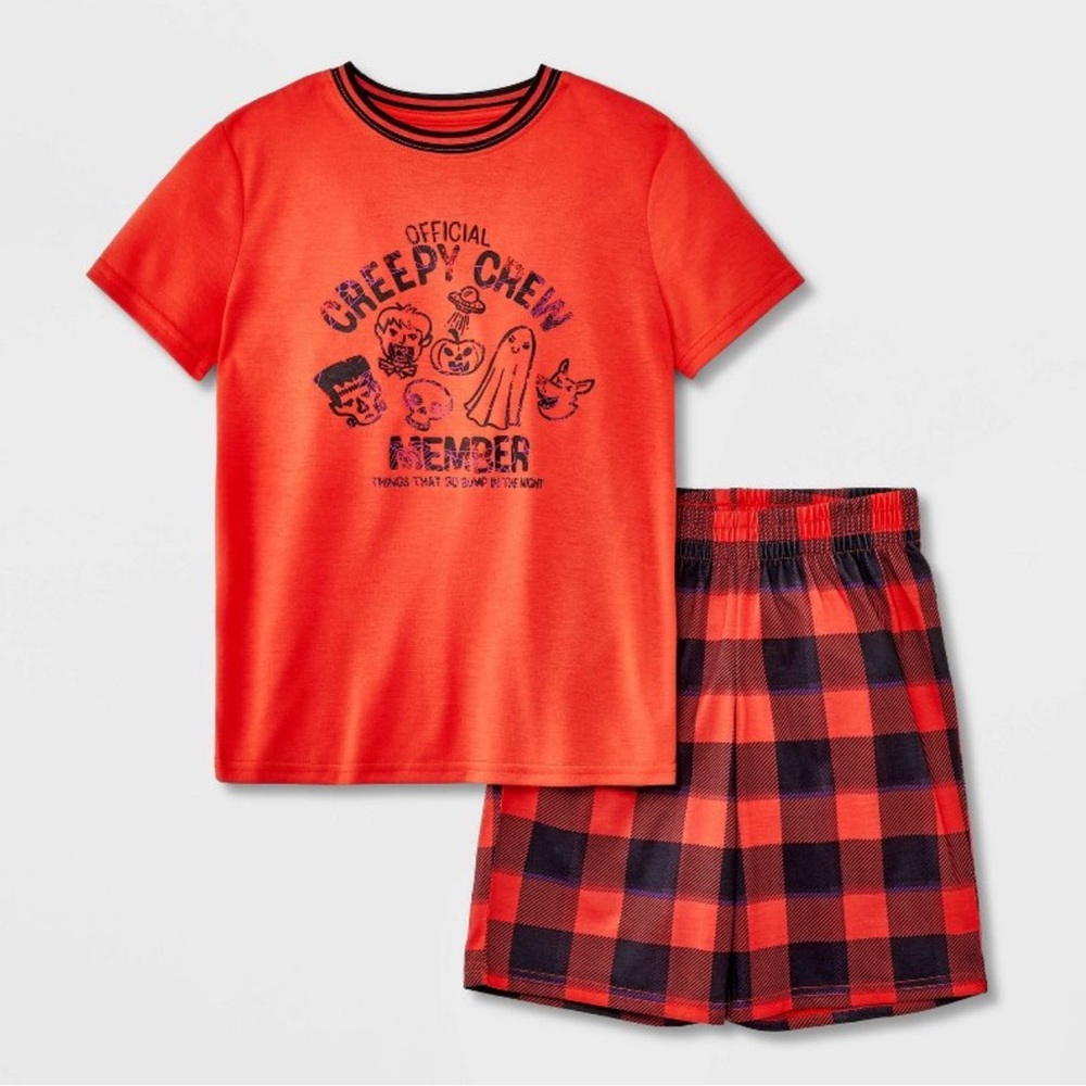 🆕 Cat & Jack Creepy Crew Kids Pajama Set